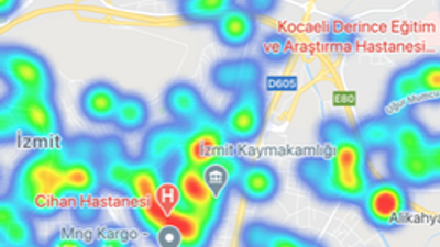 Vaka sayısı düştü harita yeşile döndü
